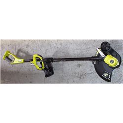 RYOBI 18V TRIMMER/EDGER WITH BATTERY