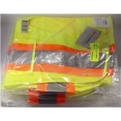 LOT OF 3 XL HIGH VISE VESTS