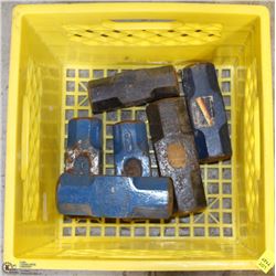 BOX OF SLEDGEHAMMER HEADS