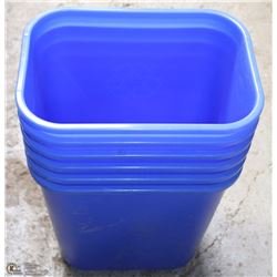 LOT OF 7 RECYCLE BINS
