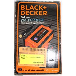 B&D WATERPROOF BATTERY CHARGER - AS IS