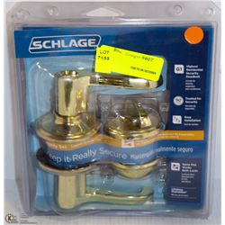 SCHLAGE DOOR LOCK - AS IS