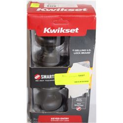KWIKSET DOOR HANDLE LOCKING SET AS IS