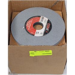 BOX OF CJW 7" GRINDING STONES