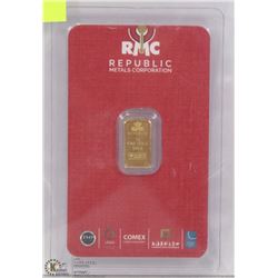 RMC 1 GRAM .999 GOLD BAR
