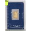 Image 1 : PAMP .999 GOLD 2.5GRAM BAR