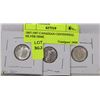 Image 1 : THREE 1867-1967 CANADIAN CENTENNIAL SILVER DIMES