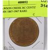 Image 1 : DAWSON CREEK BC CENTENNIAL COIN 1867-1967 RARE