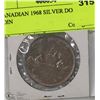 Image 1 : CANADIAN 1968 SILVER DOLLAR COIN