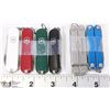 Image 1 : FOUR MINI SWISS ARMY KNIVES WITH