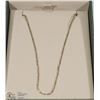 Image 1 : 10 KT YELLOW GOLD 20" TWIST-CHAIN