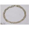 Image 1 : .925 BRAID-STYLE LADIES BRACELET - MADE IN