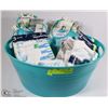 Image 1 : BUCKET OF BABY ITEMS