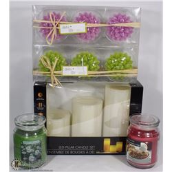 LARGE LOT OF CANDLES