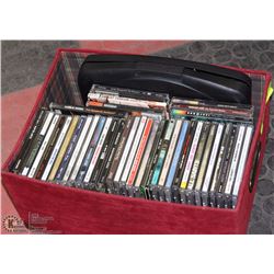 RED BOX W/HARD CD CARRY CASE AND OVER