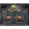 Image 1 : SEA FRESH FISH & CRAB 3D DISPLAY SIGN