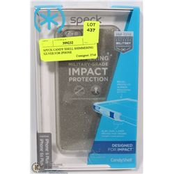 SPECK CANDY SHELL SHIMMERING SILVER FOR IPHONE