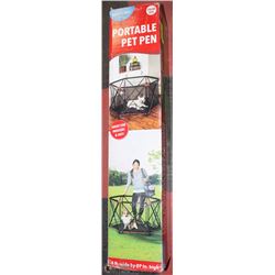 CARLSON PORTABLE PET PEN 4FT BY 27INCH HIGH,RED