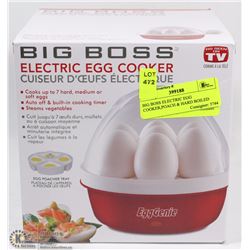 BIG BOSS ELECTRIC EGG COOKER,POACH & HARD BOILED