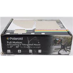 POLARIOD FULL MOTION WALL MOUNT FOR TVS 17 TO 60"