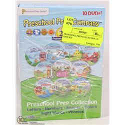 PRESCHOOL PREP COLLECTION ,10 DVD SET