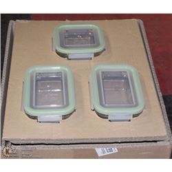 GLASSLOCK OVEN 14PC SET ,GREEN