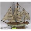 Image 1 : 3 MASTED WOODEN SAILING SHIP