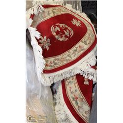 USED 3 PC WOOL CARPET SET