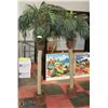 Image 1 : PAIR OF TWO 6 FOOT ARTIFICIAL PALM TREES