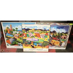 LOT OF 3 STEPHEN MORATH PICTURES