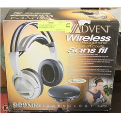 ADVENT HIFI WIRELESS HEADPHONES IN BOX