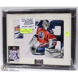 CAM TALBOT GUARANTEED AUTHENTIC AUTOGRAPH FRAMED