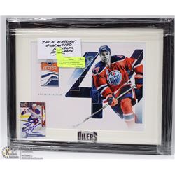 ZACK KASSIAN GUARANTEED AUTHENTIC AUTOGRAPH FRAMED