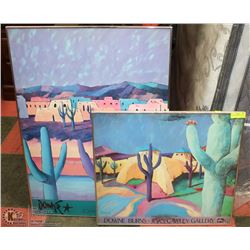 LOT OF 2 DOWNE BURNS PICTURES