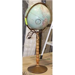 LIGHT UP WORLD GLOBE ON FLOOR STAND