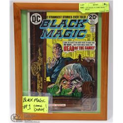 BLACK MAGIC #1 COMIC BOOK DISPLAY