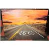 Image 1 : ROUTE 66 CANVAS ART PICTURE 34"X45"