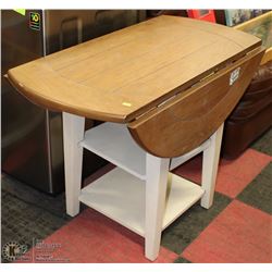 DOUBLE DROP LEAF APT SIZE KITCHEN TABLE
