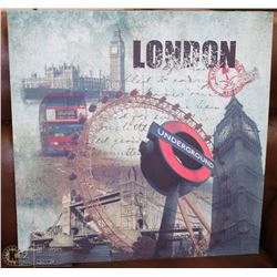 LONDON CANVAS ART PICTURE 24" X 24"