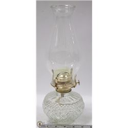 CUT GLASS OIL LAMP