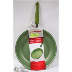 KITCHENAID 12.5" SKILLET ALUMINUM NON STICK GREEN