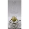 Image 1 : ESTATE CLEAR GLASS OIL LAMP