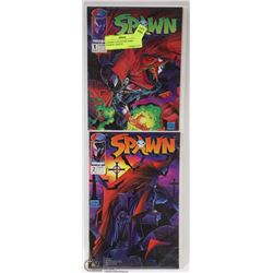 2 SPAWN  COLLECTOR COMIC BOOKS#1 AND #2