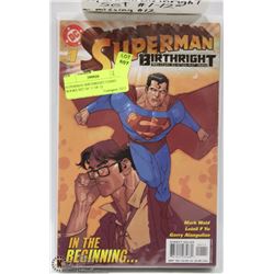 SUPERMAN BIRTHRIGHT COMIC BOOKS SET OF 11 OF 12