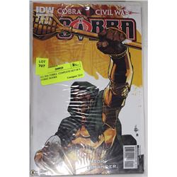 G.I. JOE COBRA  COMPLETE SET OF 8 COMIC BOOKS
