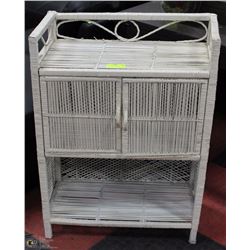LARGE WICKER BATHROOM SHELF