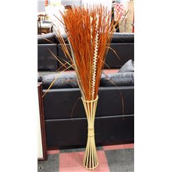 BAMBOO SLAT FLOOR STANDING VASE