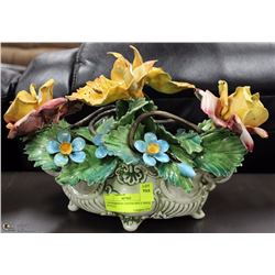 CAPODIMONTE CENTER PIECE MADE IN ITALY