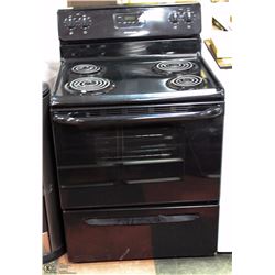 BLACK FRIGIDAIRE STOVE 30"