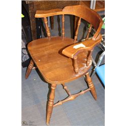 OAK CAPTAIN TABLE CHAIR